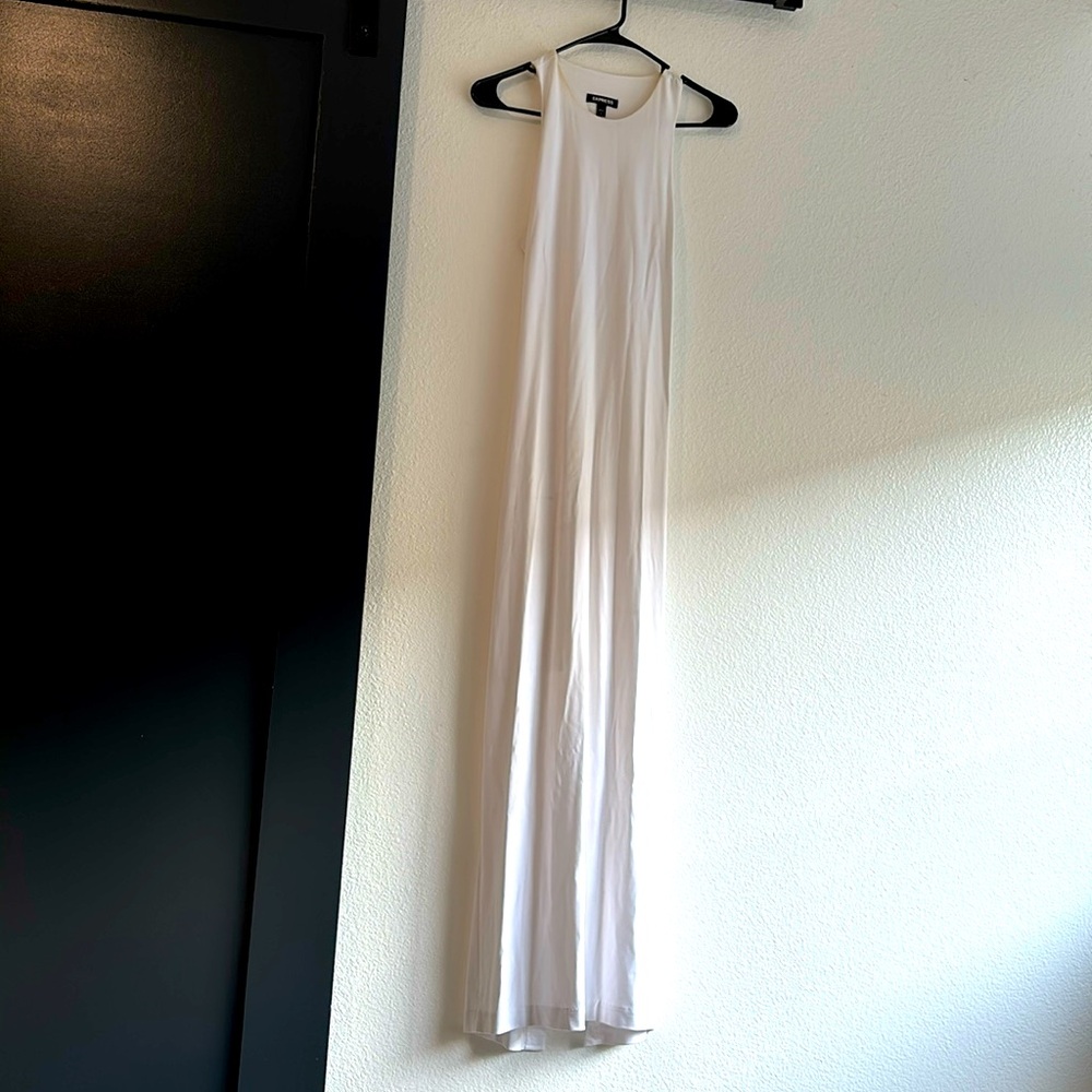 Express white body fitted dress